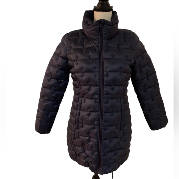 Agatha Golf Dark Navy Blue Goose Down Feather filled light Puffer jacket - Picture 1 of 11